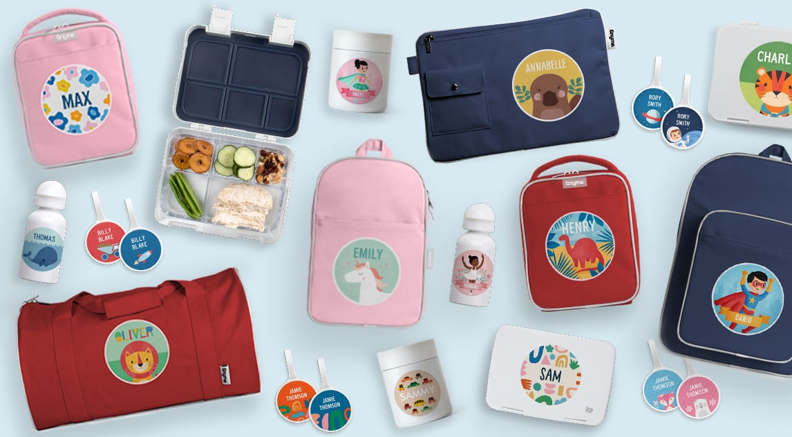 Personalized backpacks and cheap lunch boxes for toddlers